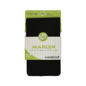 גרביון ילדות 50 דנייר אטום מרלן - כחול, 13-15