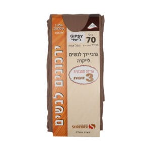 גרבי ירך 70 דנייר נשים לייקרה  3 במארז - מלון