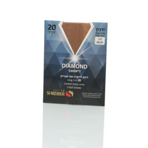 מארז שישיה גרבי ירך 20 דנייר DIAMOND - שחור