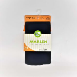 גרביון ילדות 70 דנייר אטום מרלן - כחול, 9-11