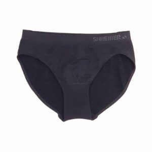 תחתון סנטוני נשים בקיני ללא תפר חלק - שחור, L-XL