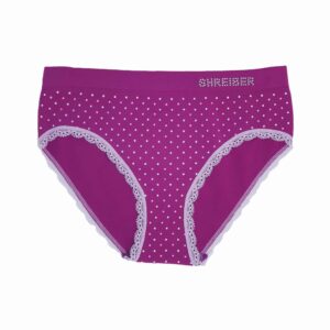 תחתון סנטוני נשים ללא תפר סנטוני נמוך נקודות - סגול-כהה, XXL