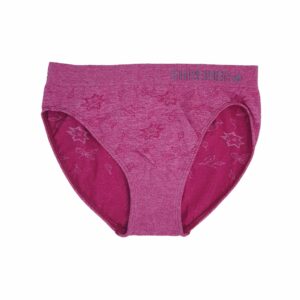 תחתון סנטוני נשים בקיני ללא תפר מלנז - בורדו, XXL