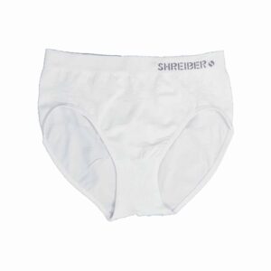 תחתון סנטוני נשים כותנה מקסי ללא תפר חלק - לבן, XXL