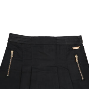 חצאית תלבושת חגורה דמוי עור - 6