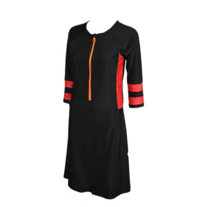 בגד ים נשים צנוע טוניקה כתום - 44