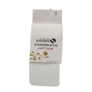 גרביון מולטיפיברה מדוגם במחיר חיסול - 1-3, שחור