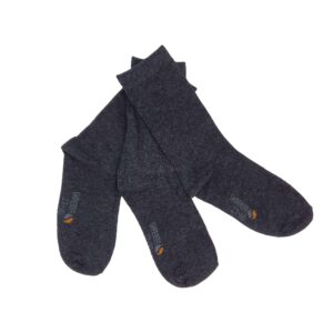 גרבי שלשיות בנים חלק מלאנג’ - אפור-מלנז-2, 35-38