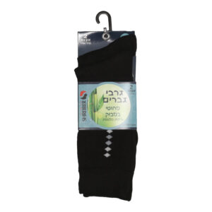 גרבי גבר במבוק מדוגם יהלומים - 41-46