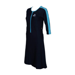 בגד ים נשים צנוע טוניקה עם פס תכלת - 40