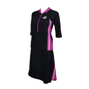 בגד ים נשים צנוע 2 חלקים סגול - 38