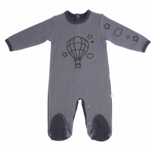 אוברול BABY אינטרלוק  ריב מעבר/קיץ - 6-9