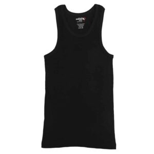 גופיה גבר כתפיה קיץ הגופיה פסים ריב שחור - L