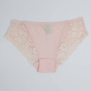 תחתון נשים בקיני תחרה  במגוון צבעים - L-XL, ורוד