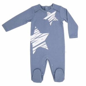 אוברול BABY אינטרלוק  ריב מעבר/קיץ - 9-12