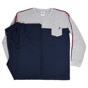 פיג'מה גבר שרוול ארוך קיץ - XL