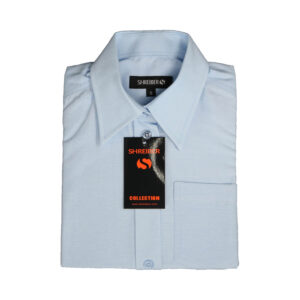 חולצת תלבושת לבית ספר תכלת חלק - XL