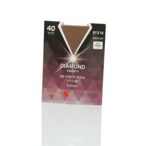 מארז שישיה גרביון 40 דנייר DIAMOND - נטורל, 2