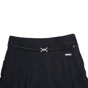 חצאית תלבושת לבית ספר חגורה יהלומים - 6