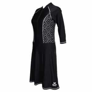 בגד ים נשים צנוע טוניקה בסיס שחור - 38