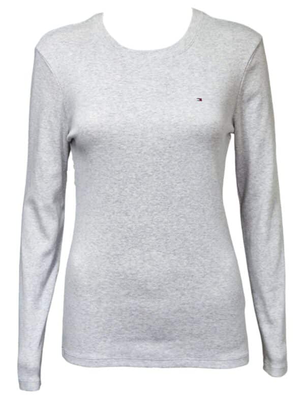 חולצה לנשים Tommy hilfiger אפור מלאנג' בהיר