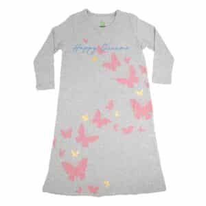 כותנת לילה לילדות קיץ פרפרים - 18