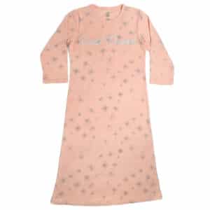 כותונת לילה נשים קיץ כוכבים אפרסק - S