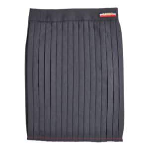 חצאית תלבושת לבית ספר פליסה שטוח רקמה לורן - 5