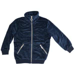 ג'קט קטיפה ילדות לבית ספר - 18, שחור