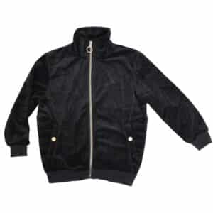 ג'קט קטיפה ילדות לבית ספר - 18, שחור