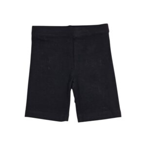מכנס טייץ כותנה קצר לתינוקות - 6-12, שחור