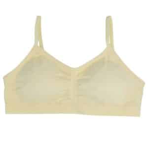 גוזייה לנערות ונשים עם ריפוד צבעוני - צהוב, 38